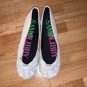 Sam and Libby White Ballet Shoes Size 6